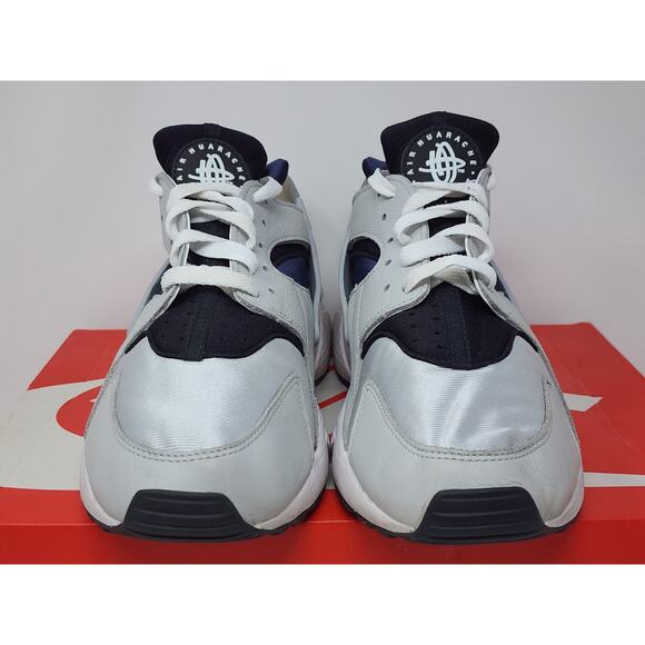 Nike Air Huarache GREY FOG OBSIDIAN DD1068-005 Size 11 WORN - Picture 2 of 8